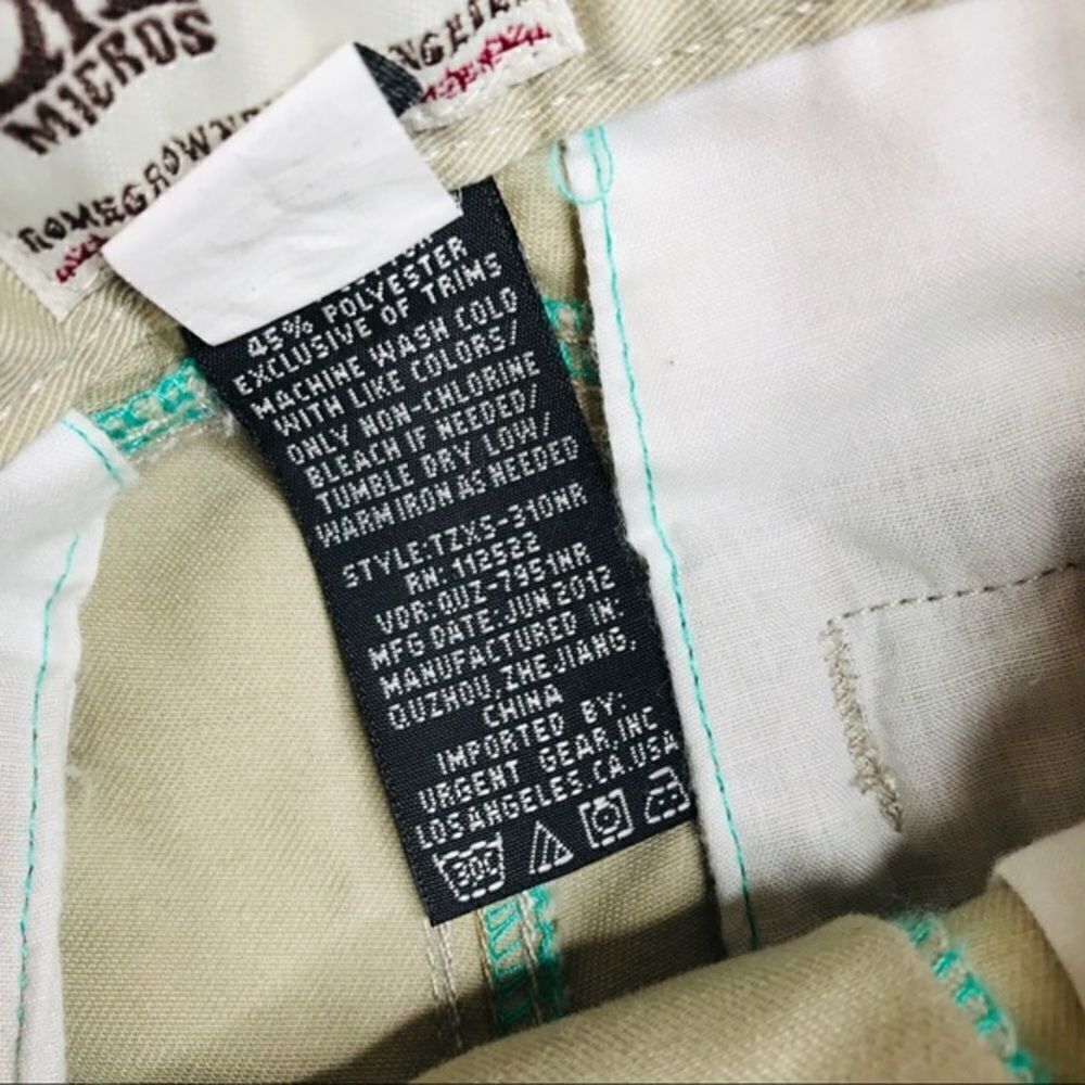 micros Tan Khaki Shorts - Picture 5 of 9